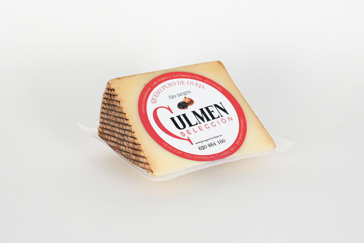QUESO PURO OVEJA CULMEN CON AJO NEGRO 330 GR