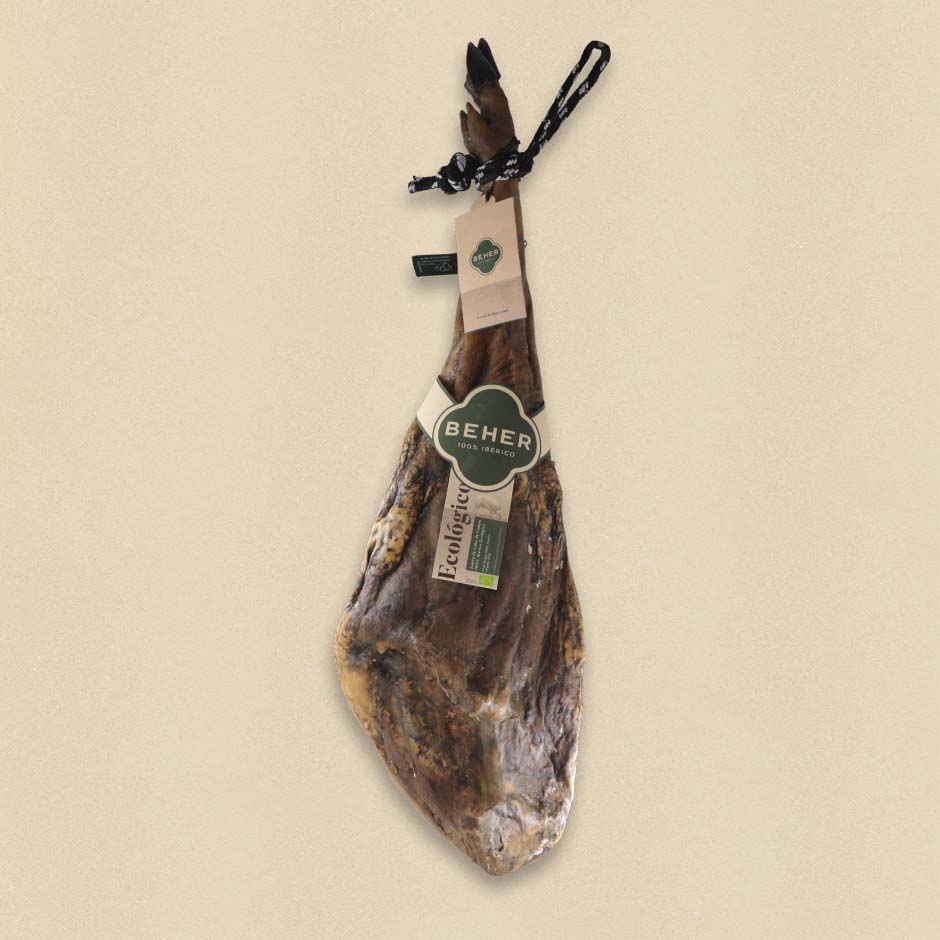 Jamón de Cebo de Campo 100% ibérico Ecológico.