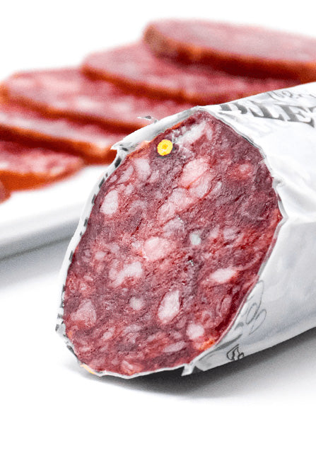 SALCHICHÓN IBÉRICO DE BELLOTA , AL VACIO.